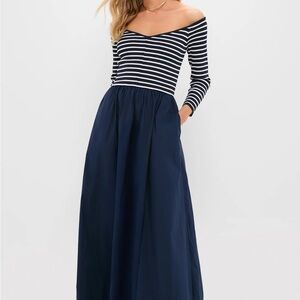 NWT Tuckernuck Navy Maxi Skirt - Classic Women's Full-Length Skirt